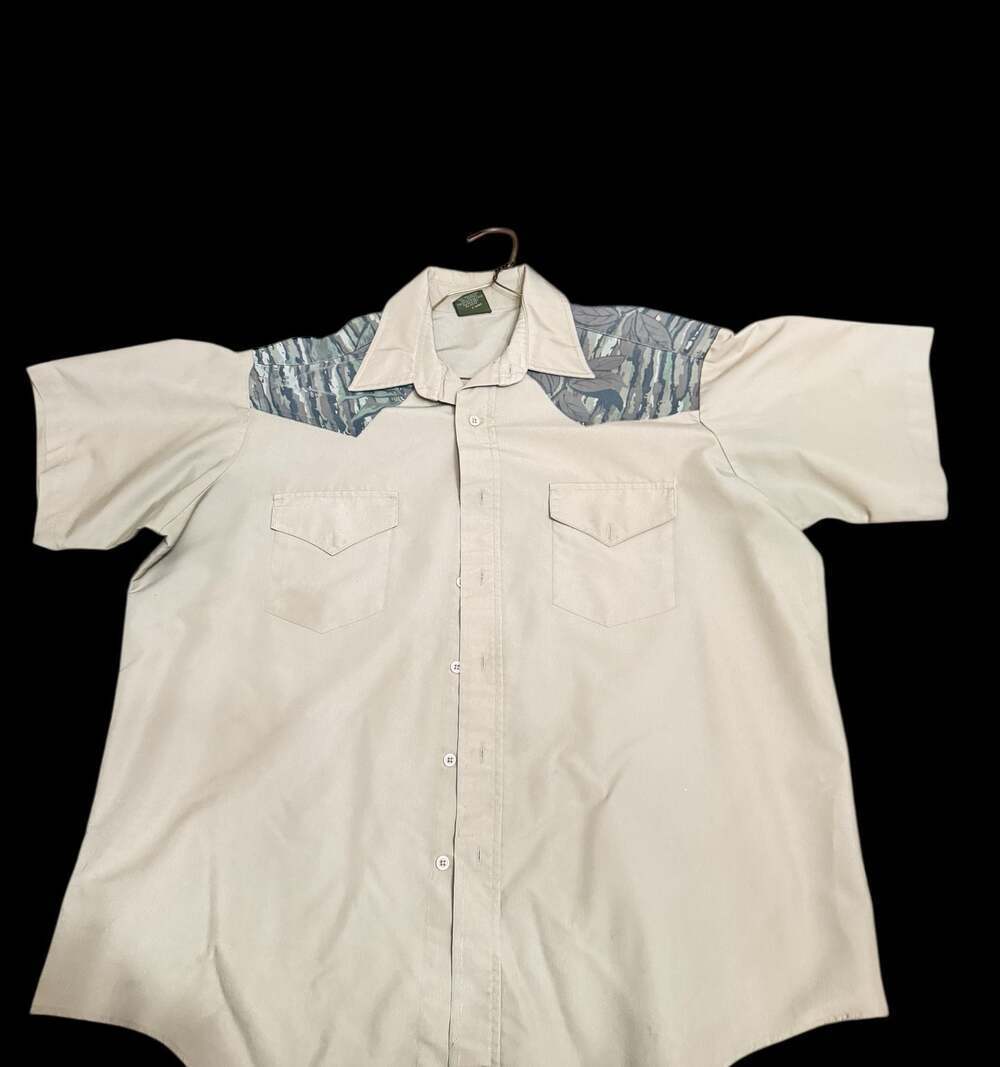Vintage 1990s Spartan Realtree Button Up Shirt Mens XL Camo Yoke